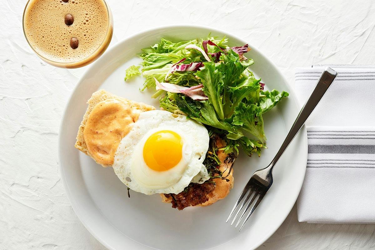 Sofia's breakfast sandwich, a game-day brunch favourite